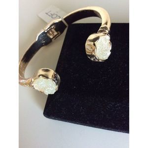 Loft Bangle Bracelet Hinged Open Cuff